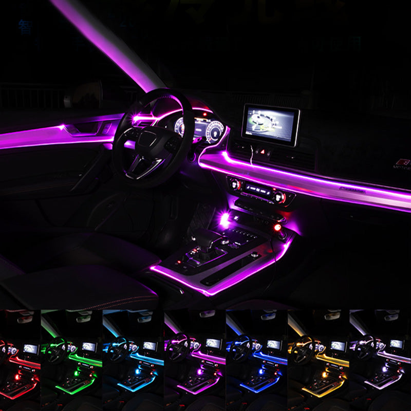 ChromeCruiser™ RGB Ambient Car Lighting Kit (App + Music Sync)