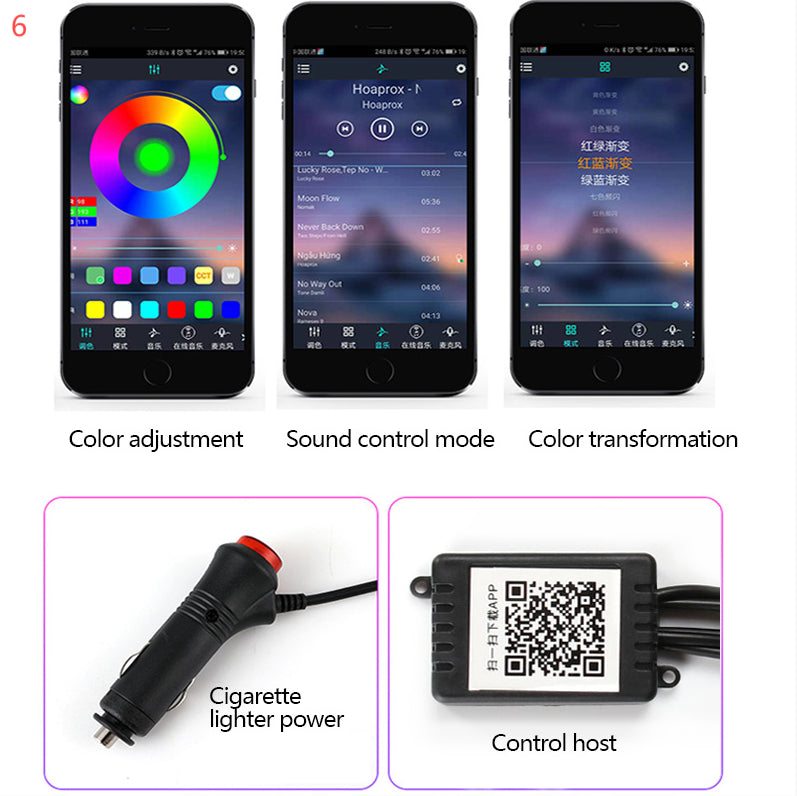 Car Fiber Optic Ambient Light