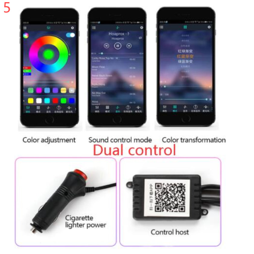 Car Fiber Optic Ambient Light