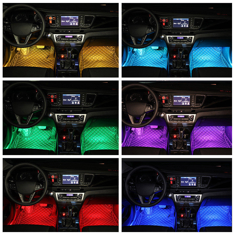 RGB Music Control Car Strip Lights