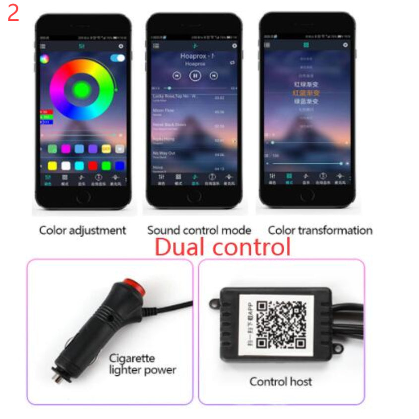 Car Fiber Optic Ambient Light