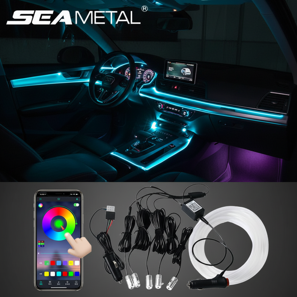 Car Fiber Optic Ambient Light