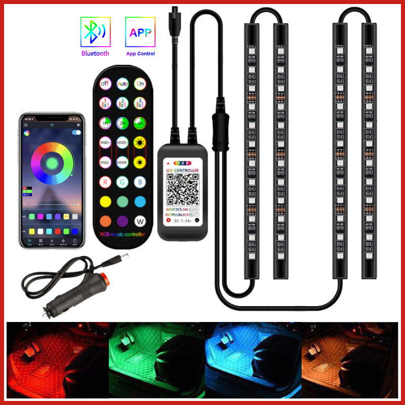 RGB Music Control Car Strip Lights